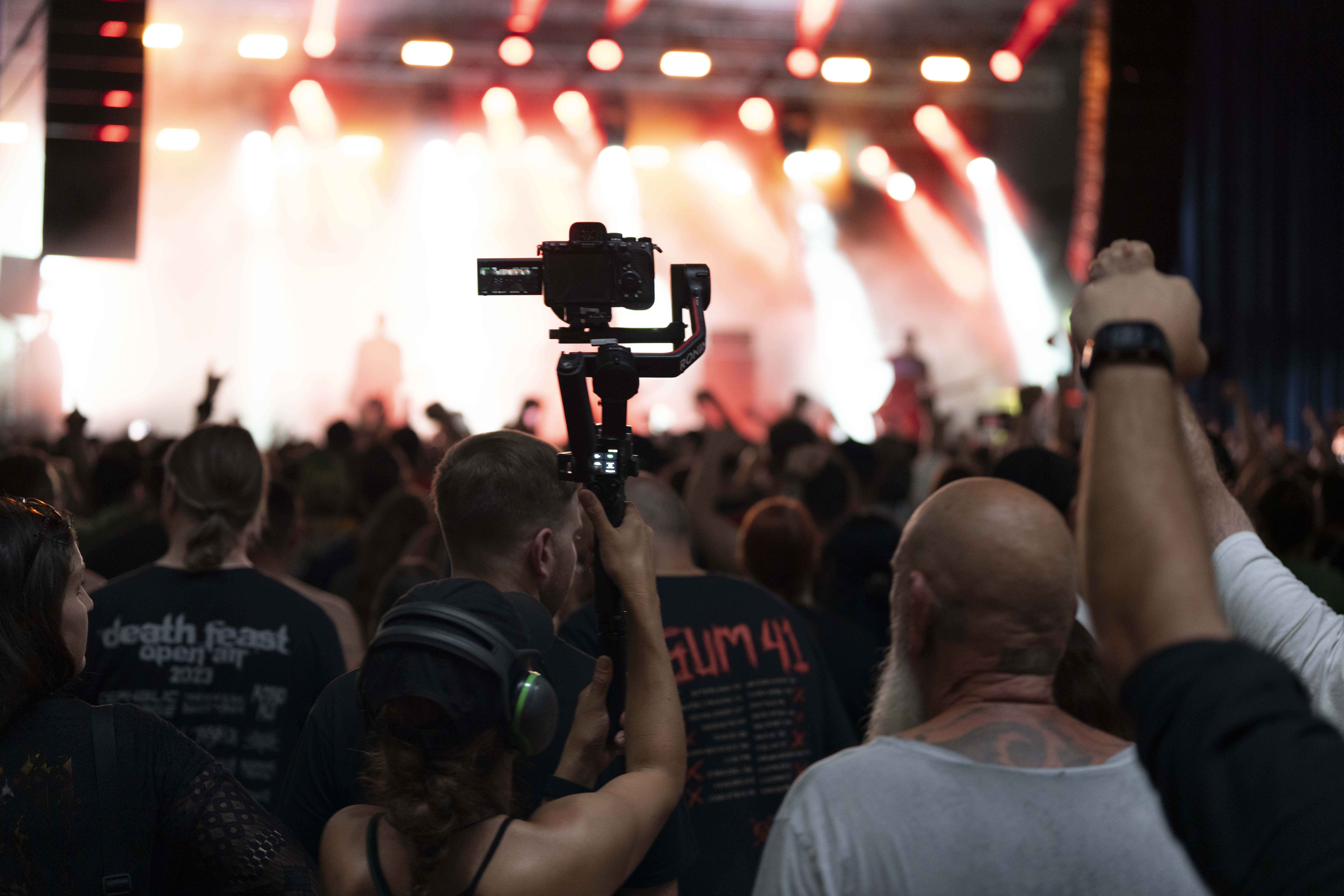 Videoproduktion bei einer Veranstaltung
